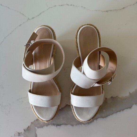 Stuart Weitzman Lexia Espadrille Wedges - Picture 2 of 7